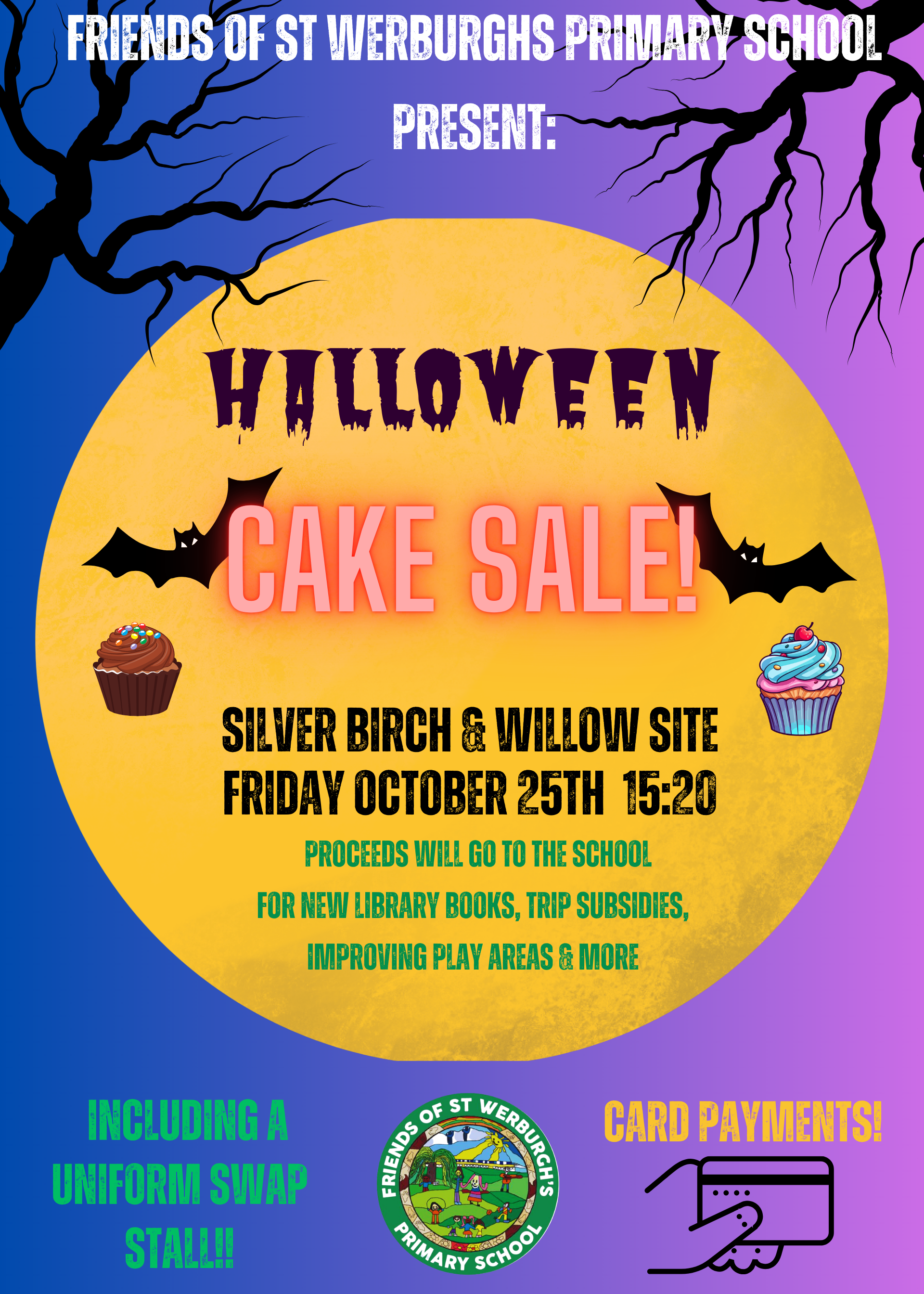 Halloween Cake Sale -  We Need Cake Donations Please🧁🍰🙏